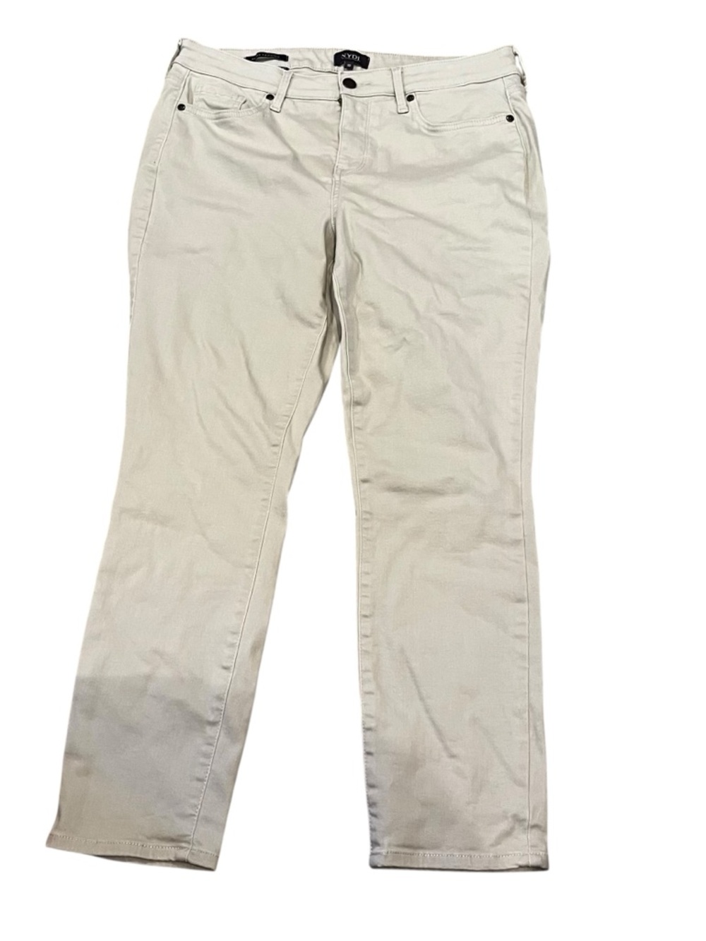 Not your daughter’s jeans nydj khaki denim skinny leggings jeggings Alina 10
